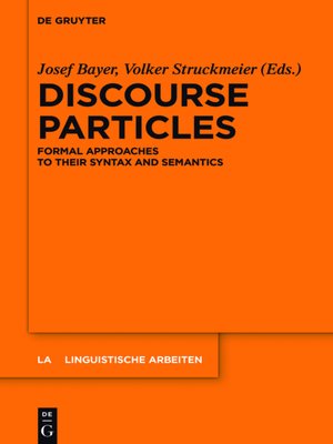cover image of Discourse Particles